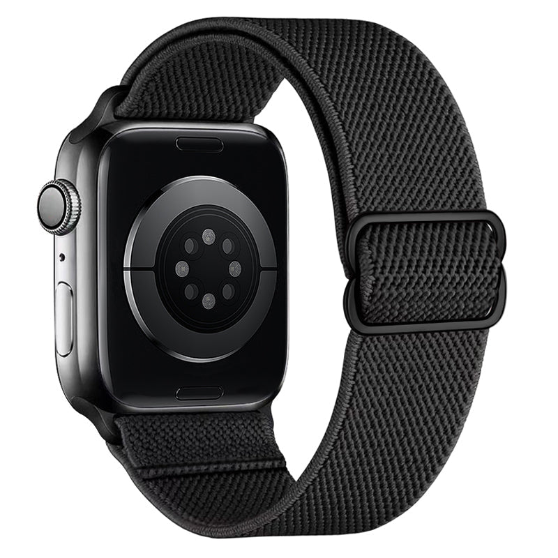 Apple Watch Bandje 38/40/41/42 mm - Hoco Fashion WA04 Nylon - Zwart