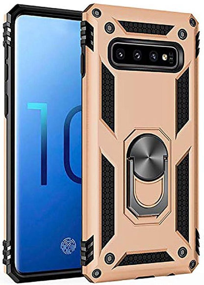 Samsung Galaxy S10+ Hülle - Gold - Armor Kickstand Backcover