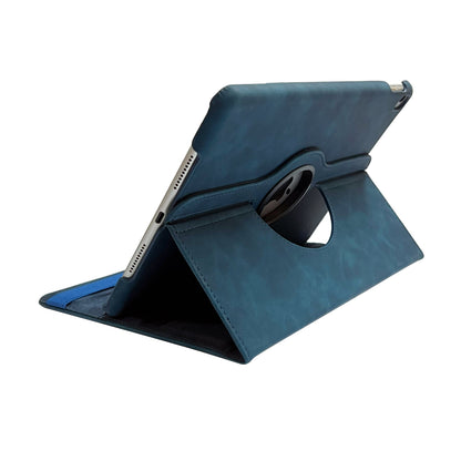 iPad 10.2 (2019, 2020 & 2021) Tablethoes - Navy Blue - Draaibare Bookcase