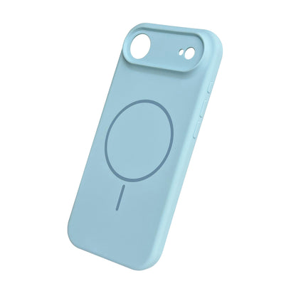 Apple iPhone Air Hoesje - Licht Blauw - Liquid Siliconen MagSafe Back Cover