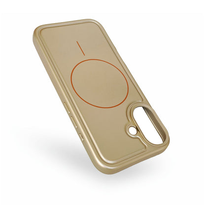 Apple iPhone 17 Hülle - Metallic Gold - Mattes Silikon-MagSafe-Backcover