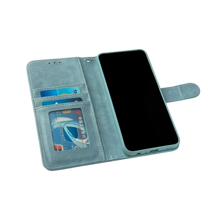 Samsung Galaxy A55 5G Hoesje - Licht Blauw - Luxe Bookcase