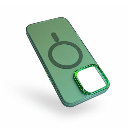 Apple iPhone 16 Pro Max Hoesje - Groen - Fusion Armor MagSafe Back Cover