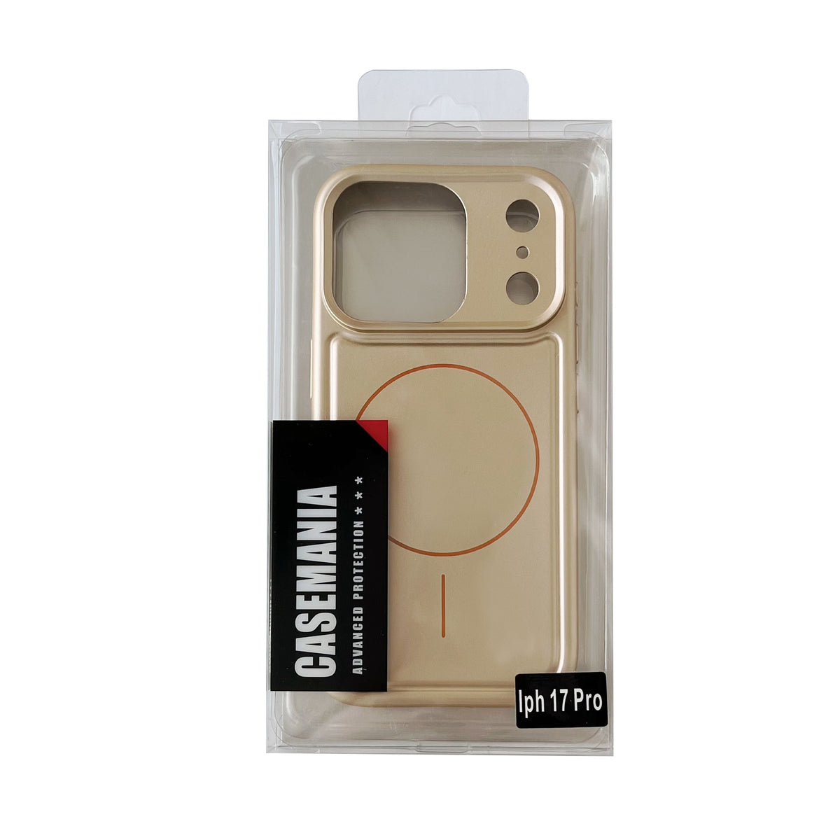 Apple iPhone 18 Pro Hoesje - Metallic Goud - Matte Siliconen MagSafe Back Cover