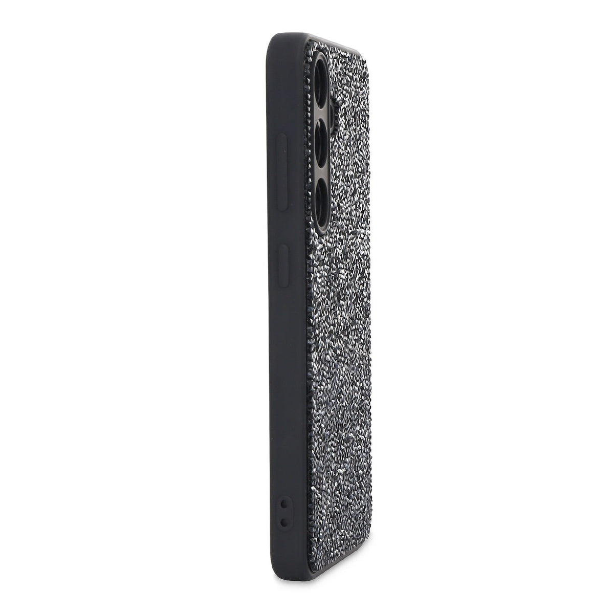 Samsung Galaxy A17 Hoesje - Zwart - Diamant Glitter Back Cover