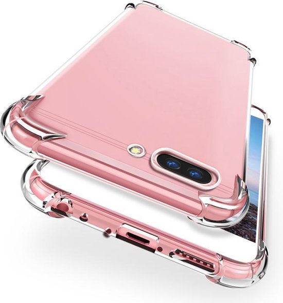 Oppo A12 Case - Clear - Shockproof Hybrid Back Cover