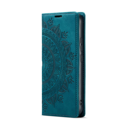 Samsung Galaxy S24 Ultra Hoesje - Emerald Green - Mandala Dunne Back Cover