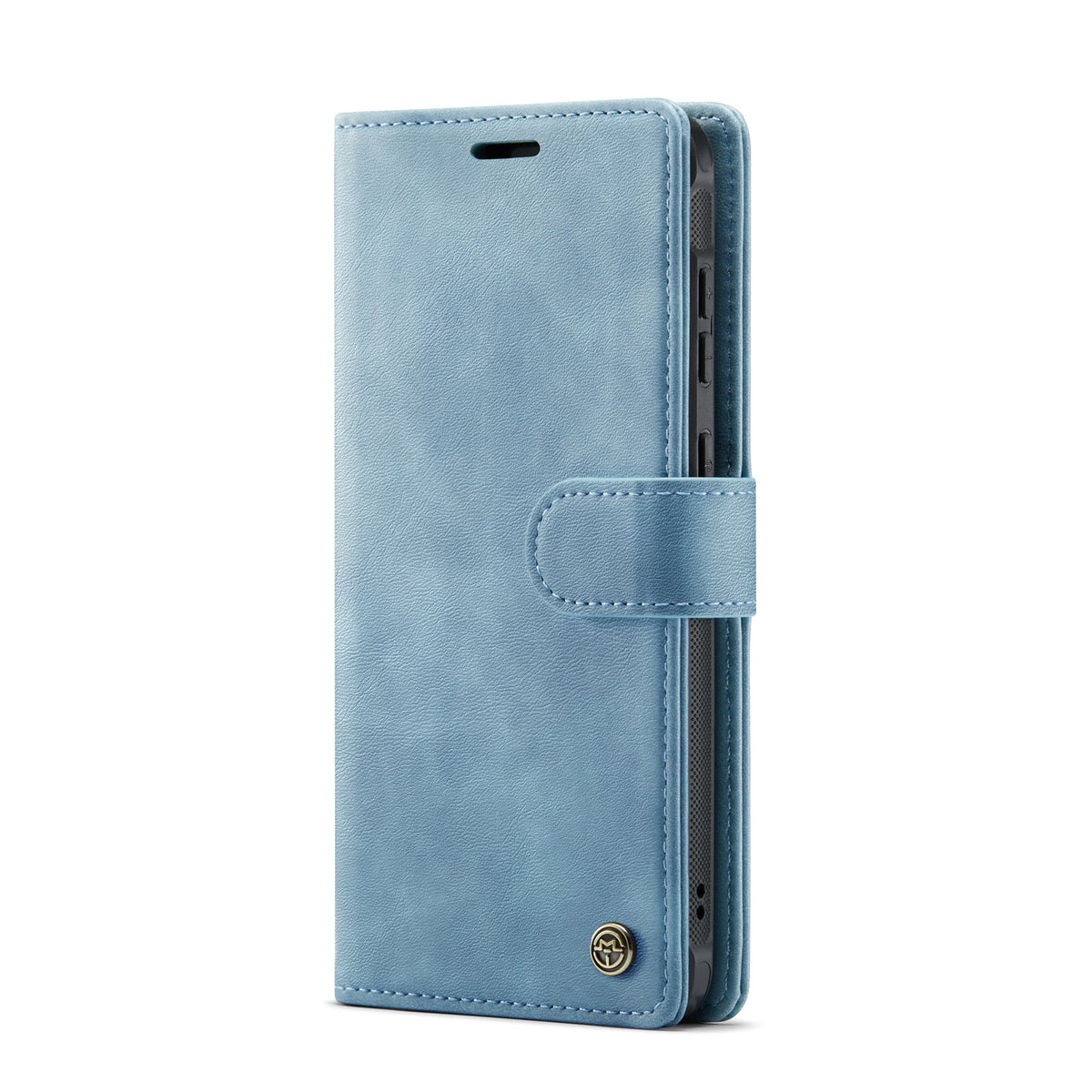 Samsung Galaxy S25 Edge Hoesje - Aqua Blue - Luxe 2 in 1 MagSafe Bookcase