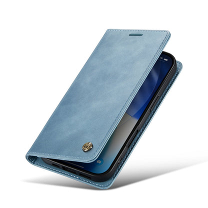 iPhone 17 Hoesje - Aqua Blue - Dunne Bookcase