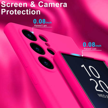 Samsung Galaxy S24 Ultra Case - Pink - Liquid Silicone Back Cover