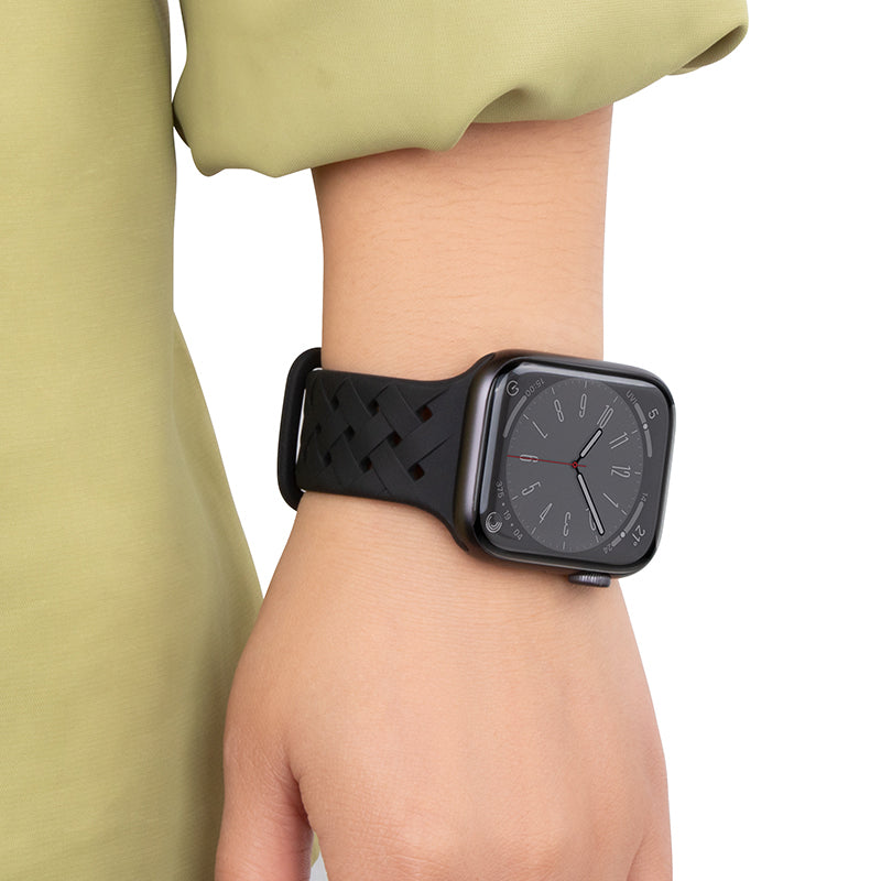 Apple Watch Bandje 44/45/46/49 mm - Hoco Flexible WA16 Siliconen - Roze