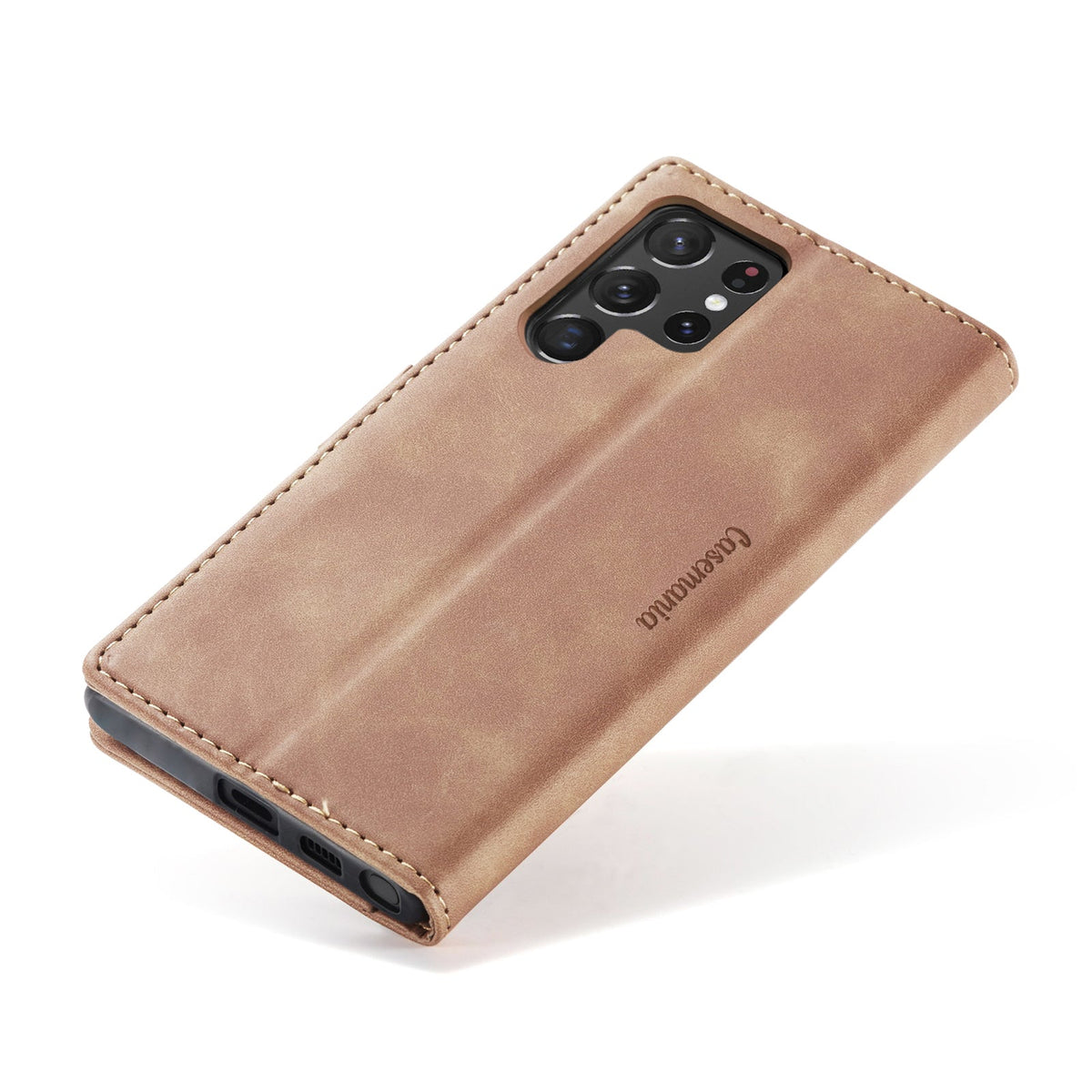 Samsung Galaxy S25 Ultra Hoesje - Sienna Brown - Dunne Bookcase