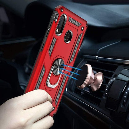 Samsung Galaxy A20e Hoesje - Goud - Armor Kickstand Back Cover