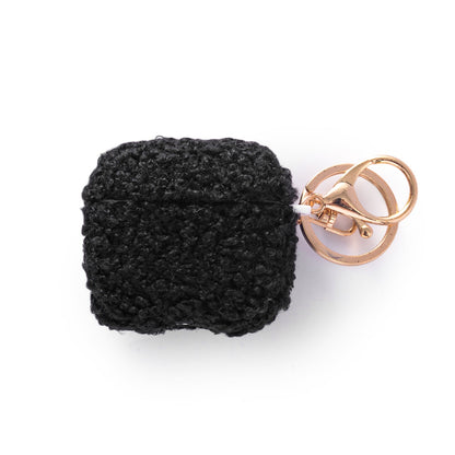 Apple AirPods 4 Hoesje - Teddy Furr - Zwart