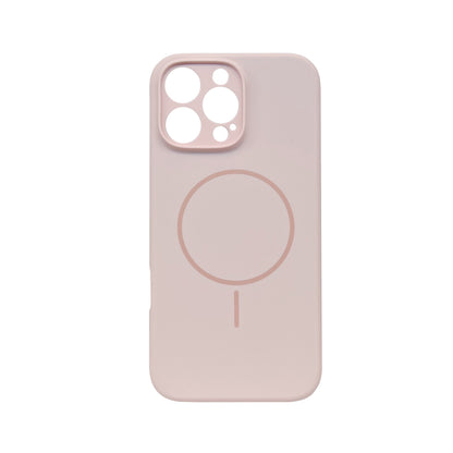 Apple iPhone 16 Pro Hülle - Rosa - Liquid-Silikon-MagSafe-Backcover