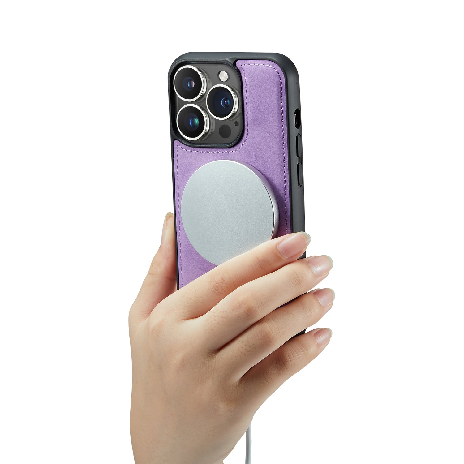 Snap Magnet | MagSafe-Compatibel 2-in-1 Bookcase | Bright Lila