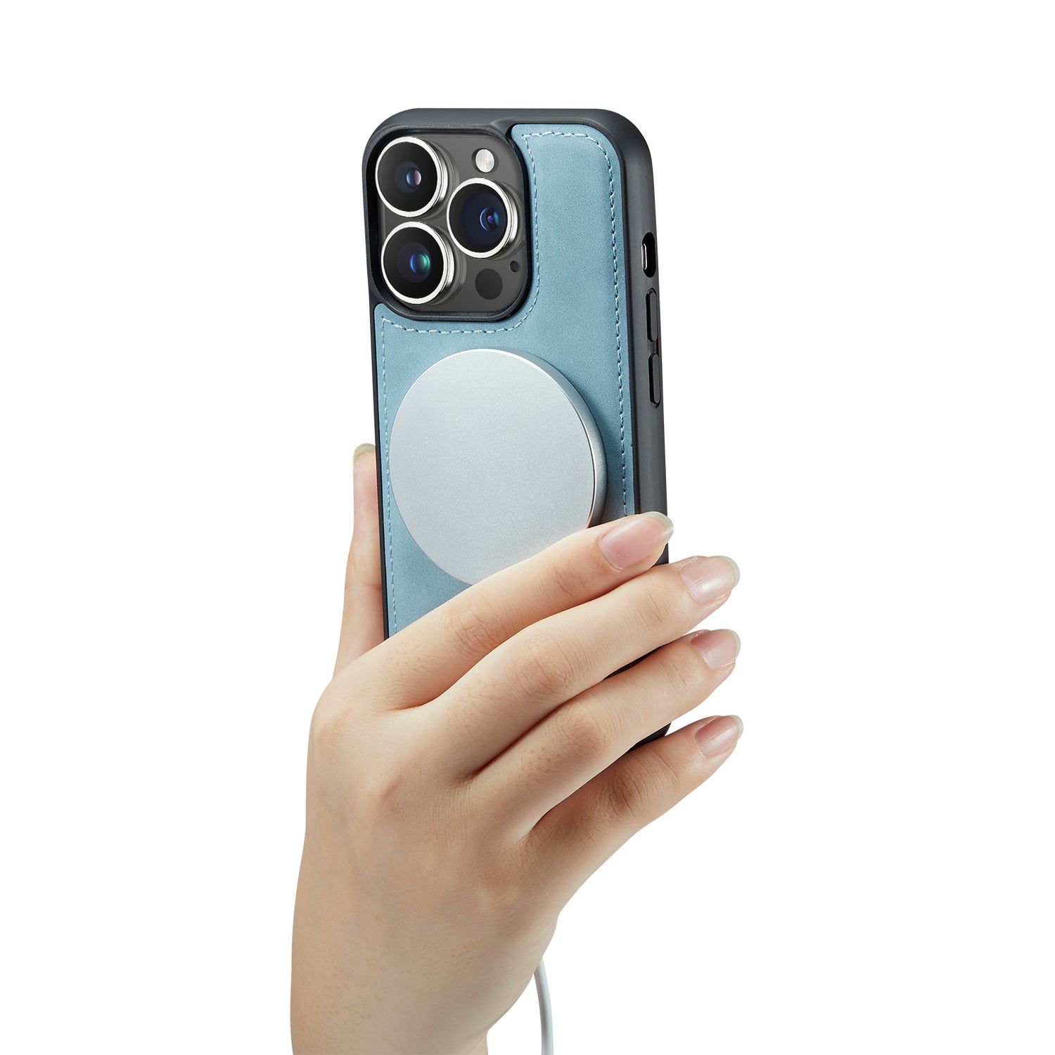 Snap Magnet | MagSafe-Compatibel 2-in-1 Bookcase | Aqua Blue