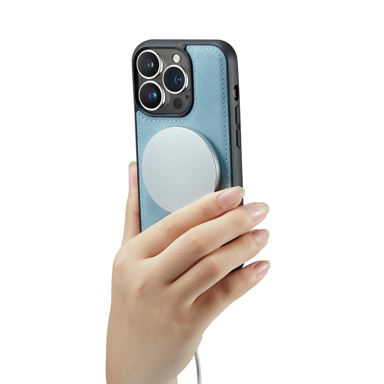 Snap Magnet | MagSafe-Compatibel 2-in-1 Bookcase | Aqua Blue