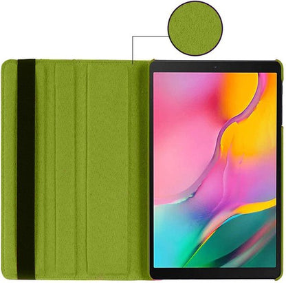 Samsung Galaxy Tab S6 Lite Tablet Case - Green - Rotating Folio Case
