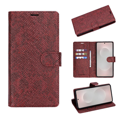 Étui pour Samsung Galaxy S26 Ultra - Bordeaux - Étui portefeuille 2 en 1 MagSafe