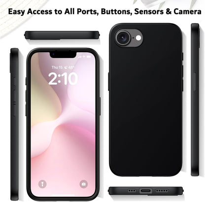 iPhone 16e Hülle - Schwarz - Silikon Back Cover