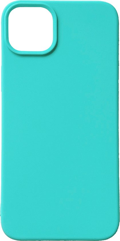 Apple iPhone 14 Plus Hülle - Türkis - Mattes Silikon-Backcover