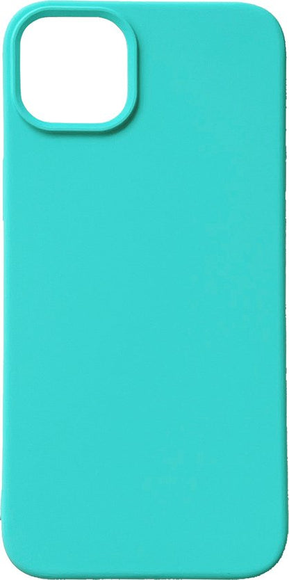 Apple iPhone 14 Plus Hülle - Türkis - Mattes Silikon-Backcover