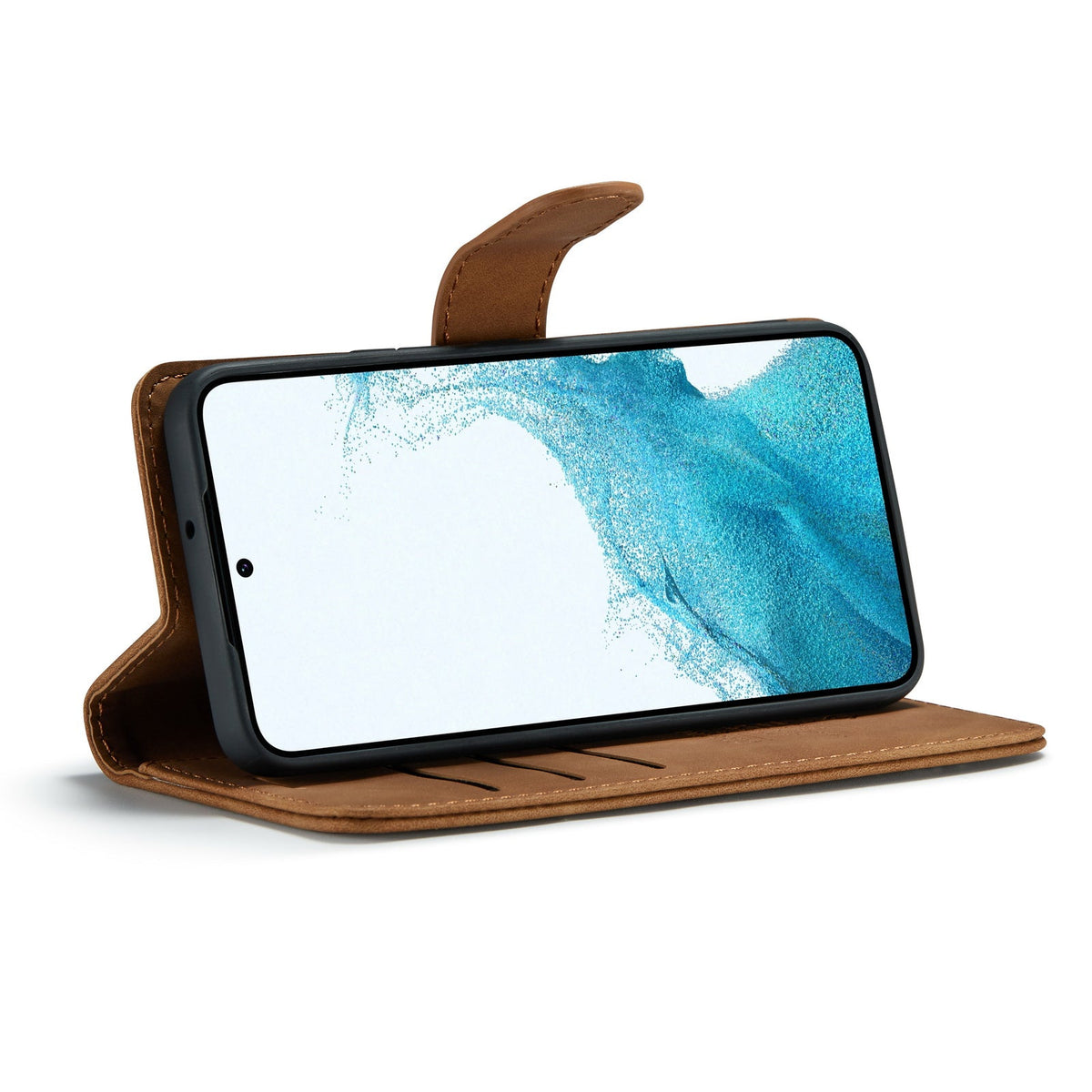 Samsung Galaxy S25 FE Hoesje - Sienna Brown - 2 in 1 Bookcase
