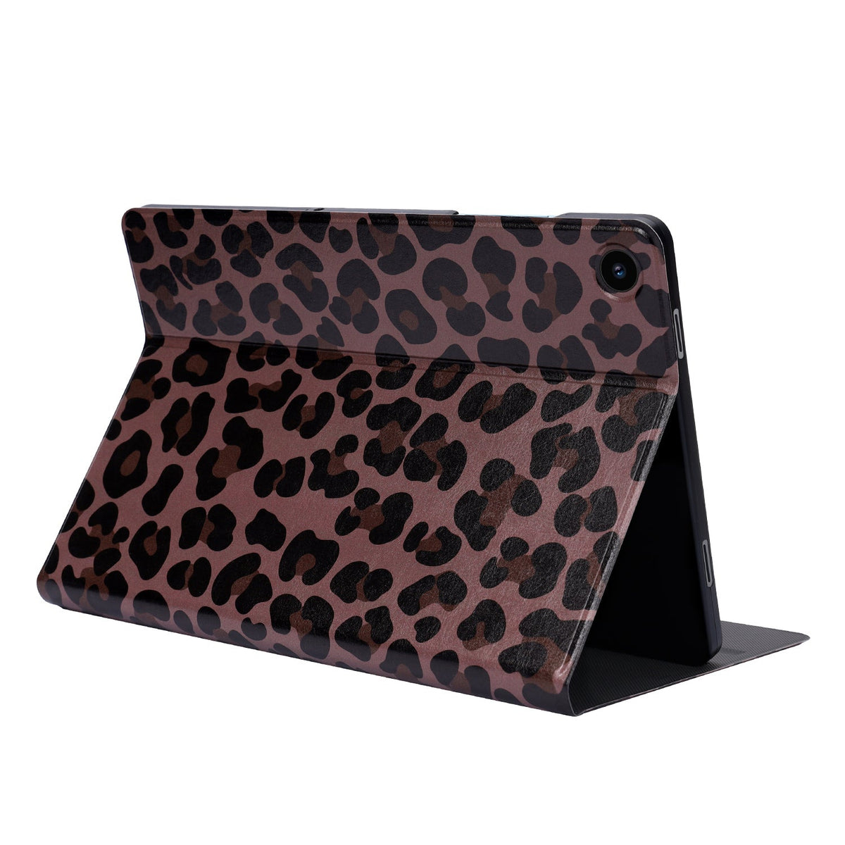 Samsung Galaxy Tab A9 Plus Tablet-Hülle - Leopard - Luxus Print-Klapphülle
