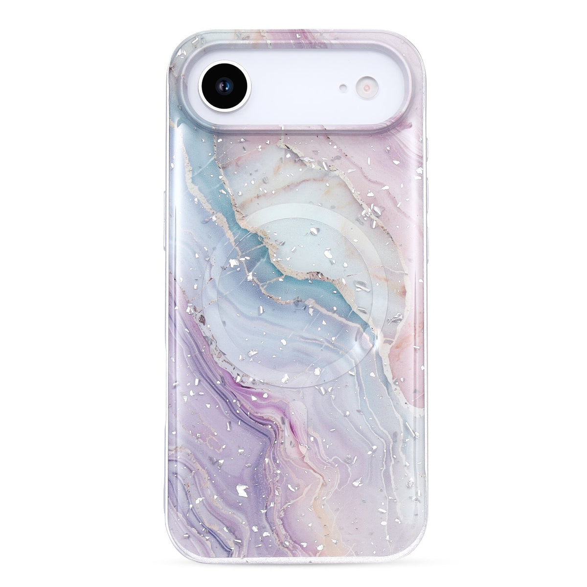 Apple iPhone Air Case - Pink - Marble Glitter MagSafe Back Cover