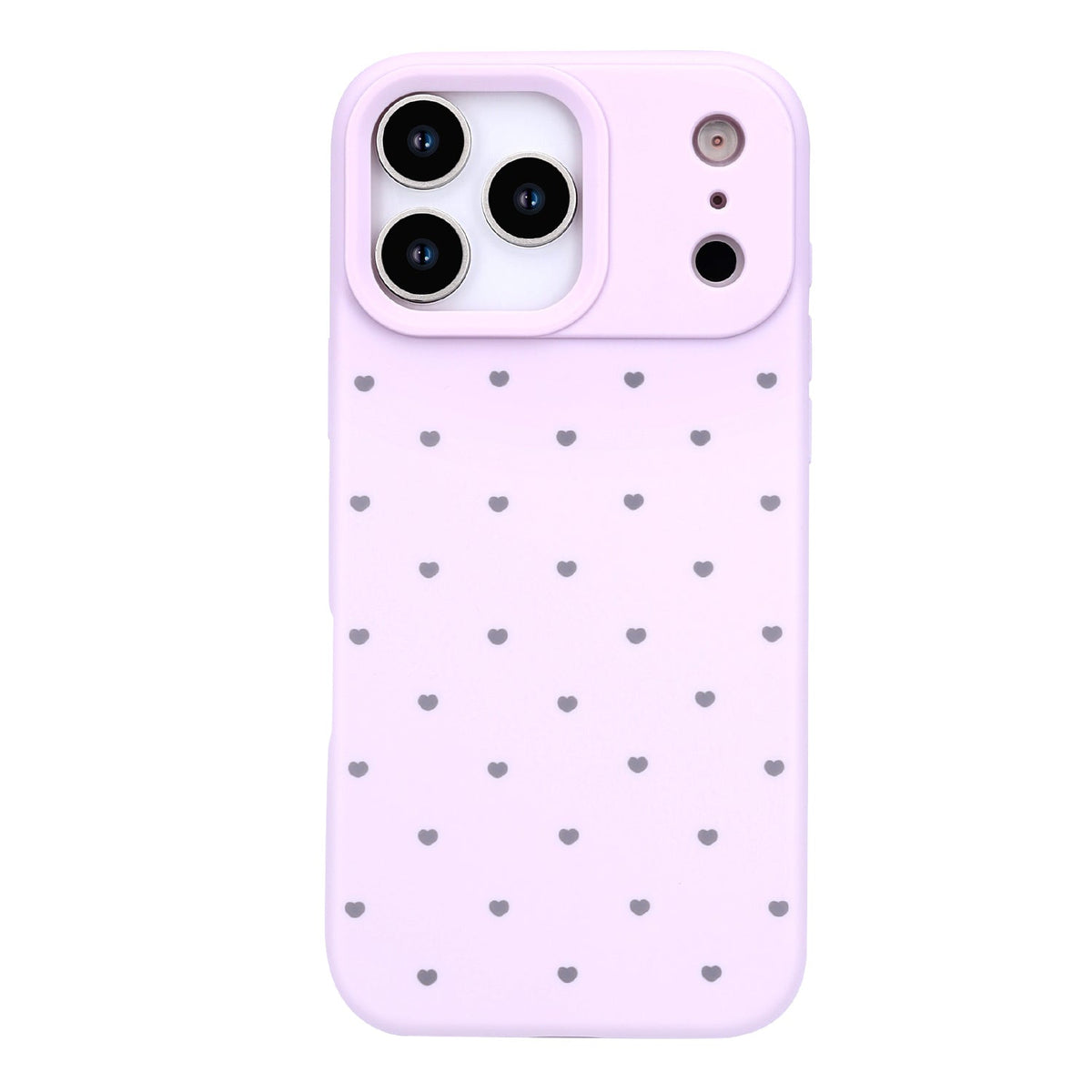 Apple iPhone 18 Pro Max Hoesje - Paars - Hartjes Back Cover