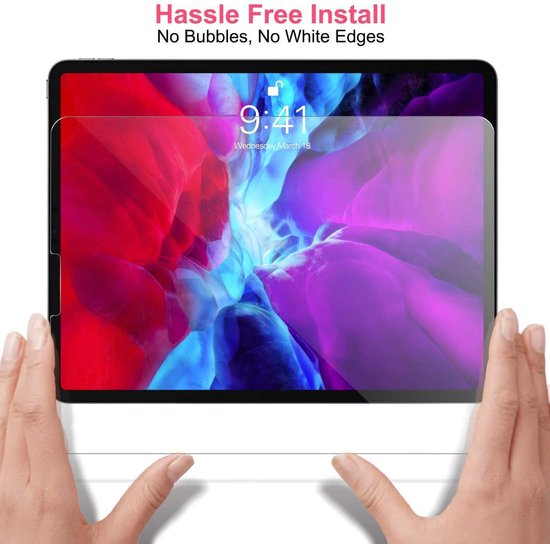 Apple iPad Air 4 10.9 (2020) Screenprotector - Full Cover - 2 Stuks