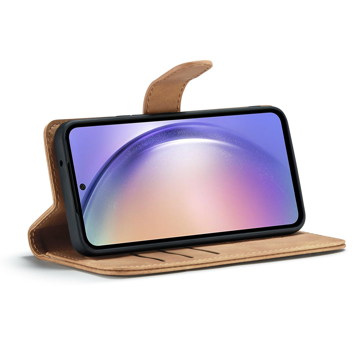 Samsung Galaxy A35 5G Hoesje - Sienna Brown - 2 in 1 Bookcase