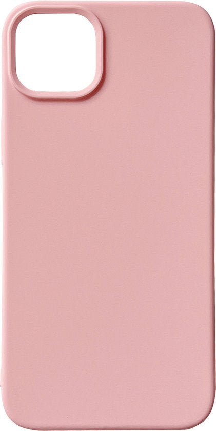 Apple iPhone 14 Plus Hülle - Rosa - Mattes Silikon-Backcover