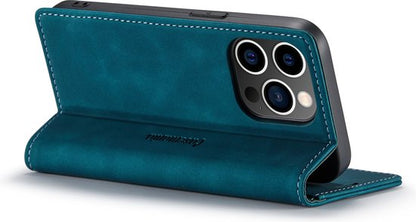 Apple iPhone 14 Pro Max Hoesje - Emerald Green - Dunne Bookcase