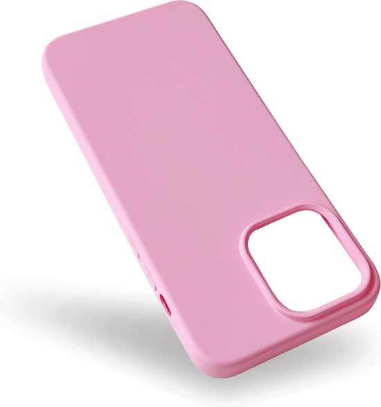 Apple iPhone 14 Pro Max Hoesje - Magenta - Siliconen Back Cover