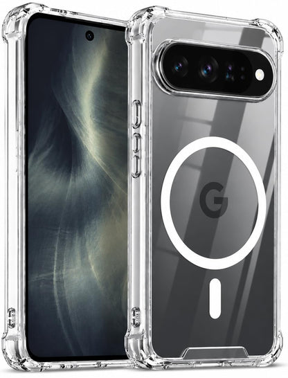Google Pixel 11 Pro XL Hoesje - Transparant - Anti-Shock Magnetisch Back Cover