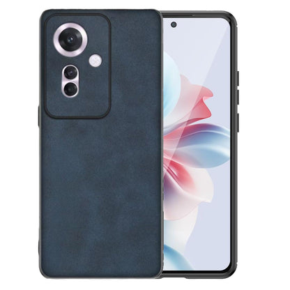 Oppo Reno 11F Hoesje - Blauw - Anti-Slip Back Cover