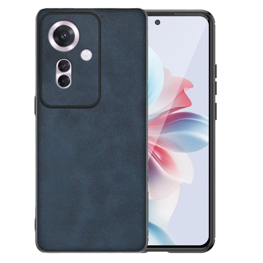 Oppo Reno 11F Hoesje - Blauw - Anti-Slip Back Cover