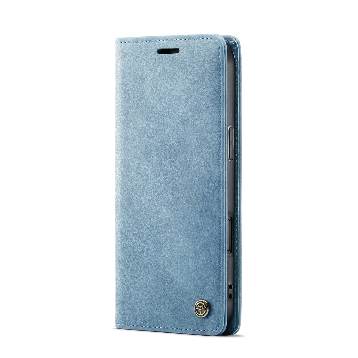 Apple iPhone Air Hoesje - Aqua Blue - Luxe Dunne Bookcase