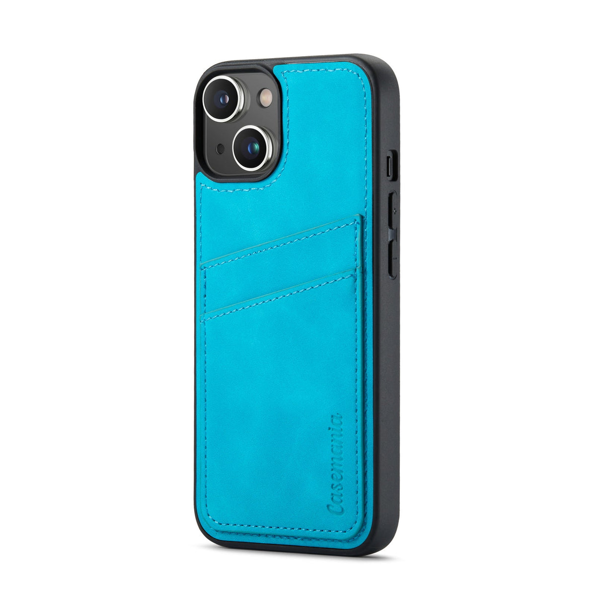 Apple iPhone 14 Pro Case - Azure Blue - Back Cover with Card Holder