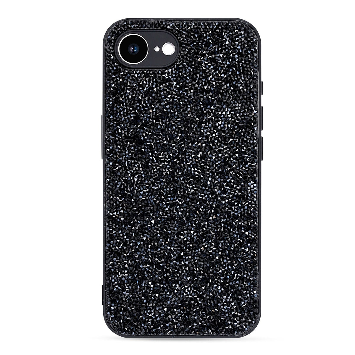 Apple iPhone 16e Case - Black - Diamond Glitter Back Cover