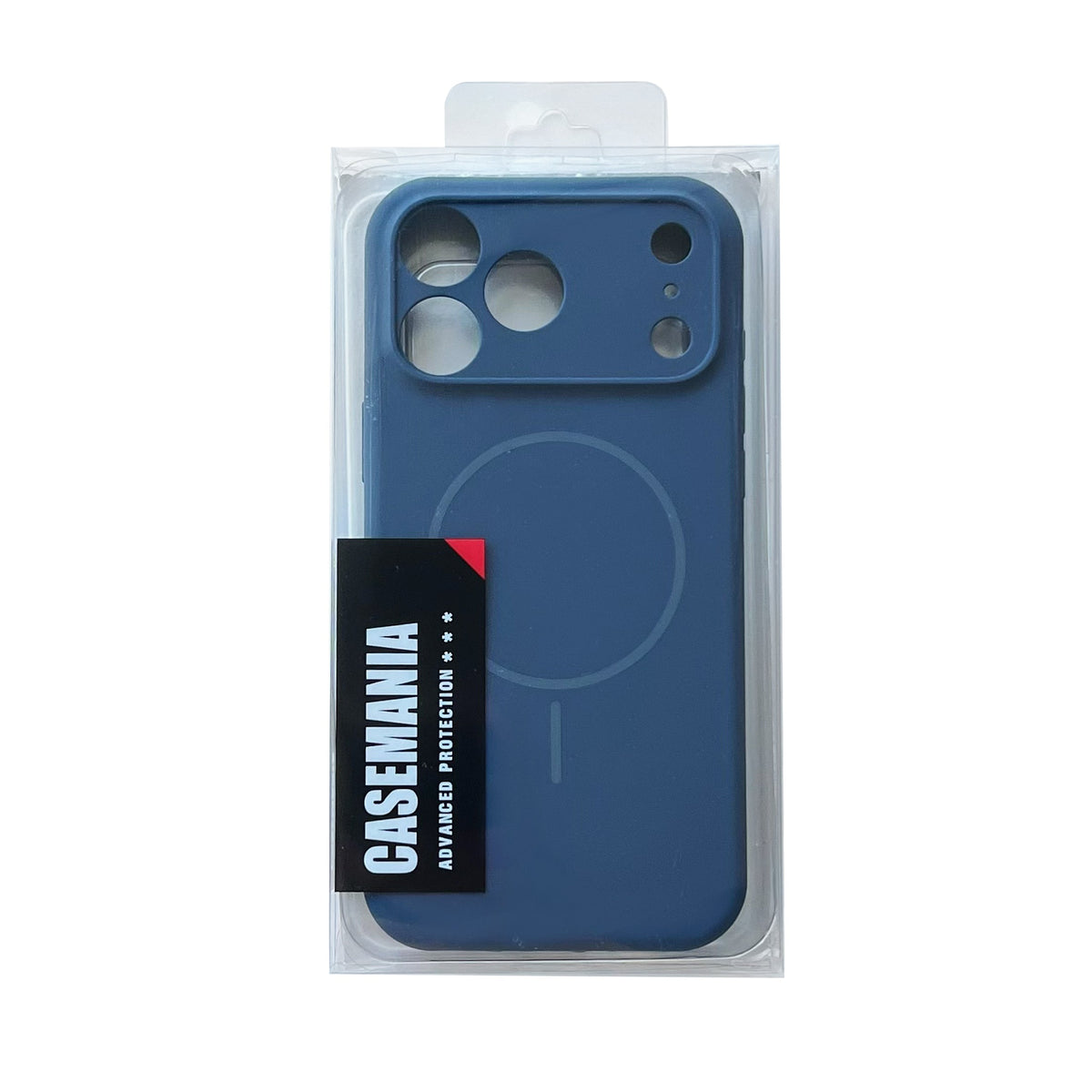 Apple iPhone 18 Pro Max Hoesje - Donker Blauw - Zachte Liquid Siliconen MagSafe Back Cover