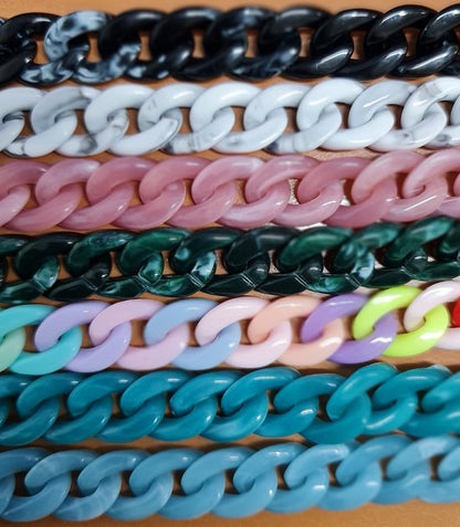 Telefoonkoord met Kralen - Verstelbare Nek Ketting - Roze
