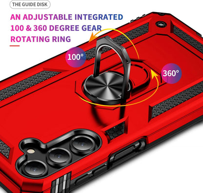 Samsung Galaxy A17 5G Hoesje - Rood - Armor Kickstand Back Cover