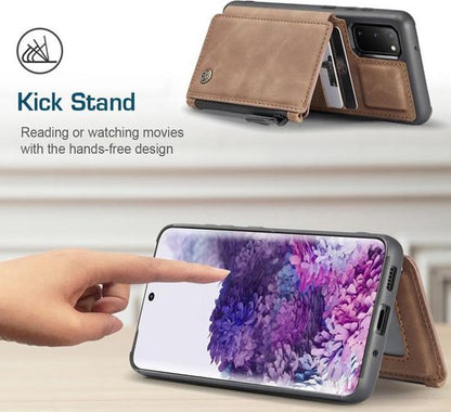 Samsung Galaxy A72 Hoesje - Sienna Brown - RFID Back Cover