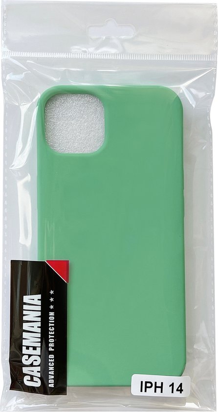 Apple iPhone 14 Hoesje - Licht Groen - Siliconen Back Cover