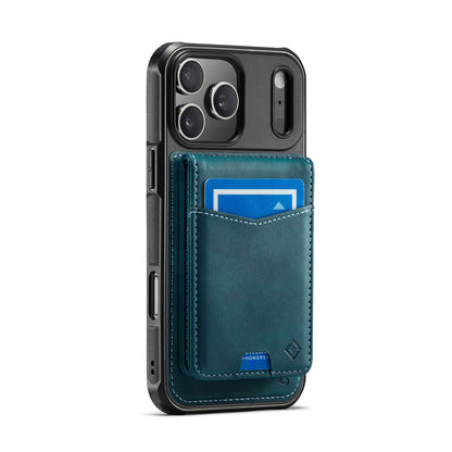 Hochwertige 2-in-1-Rückseite | Abnehmbarer Ständer mit Brieftaschenfunktion | für Apple iPhone