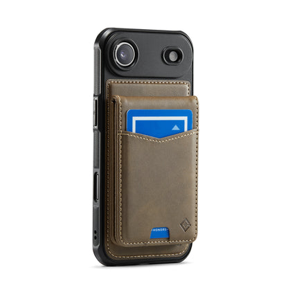 Hochwertige 2-in-1-Rückseite | Abnehmbarer Ständer mit Brieftaschenfunktion | für Apple iPhone