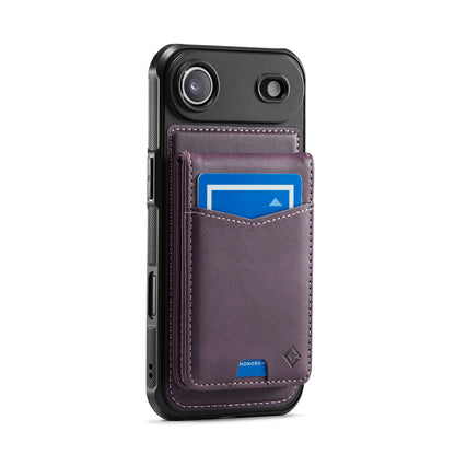 Hochwertige 2-in-1-Rückseite | Abnehmbarer Ständer mit Brieftaschenfunktion | für Apple iPhone